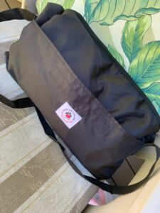 Floor Mat rolled into case